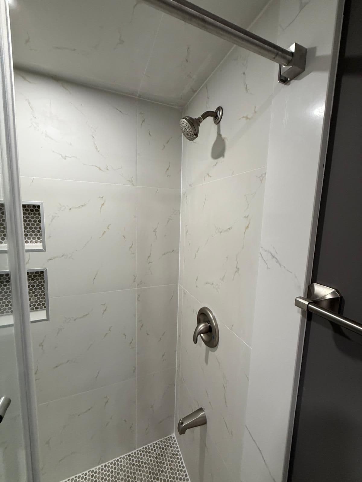 Bathroom renovation project in Kitchener